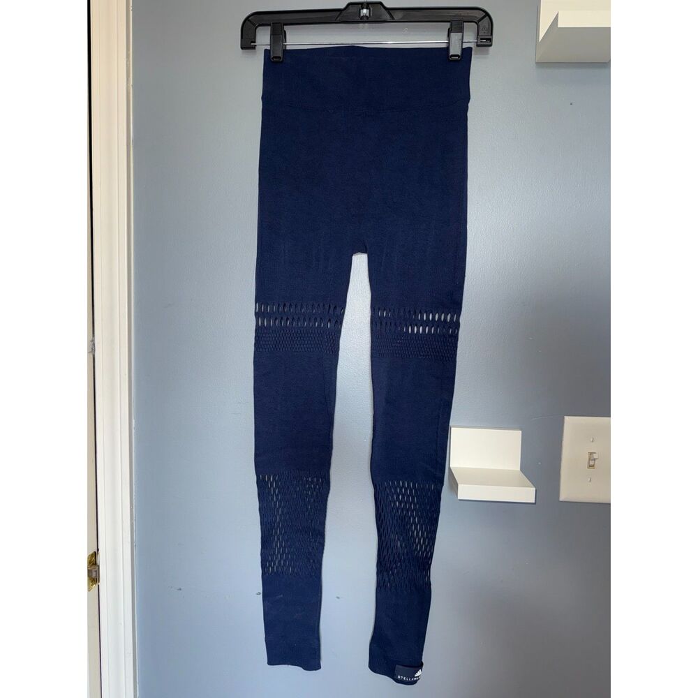 Adidas x Stella McCartney Blue Warpknit Yoga Tights | Size Medium | Activewear
